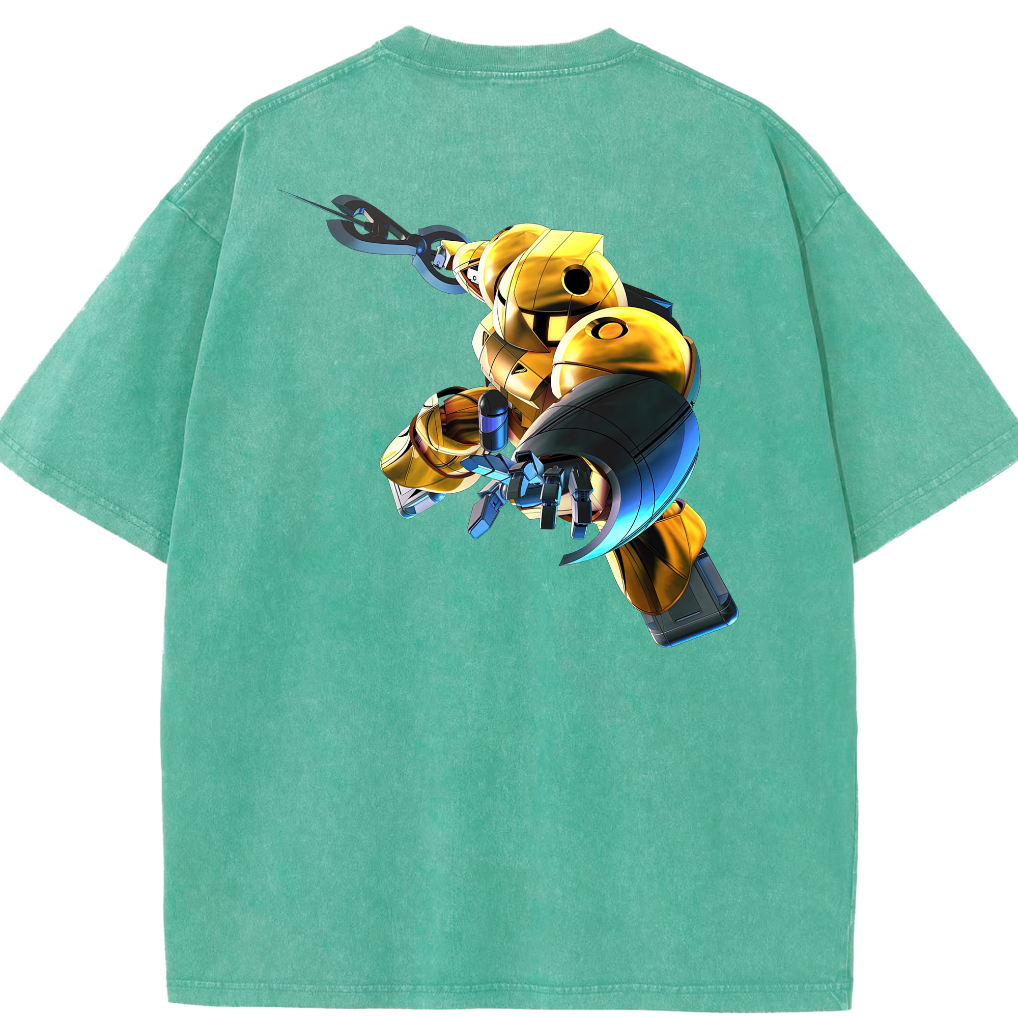 （画像用） 機動戦士ガンダム Mobile Suit Gundam 綿100% ヴィンテージ風 半袖Tシャツ（背面プリント）